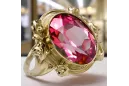 Ring Vintage Jewlery Ruby 14K Yellow gold vrc100y